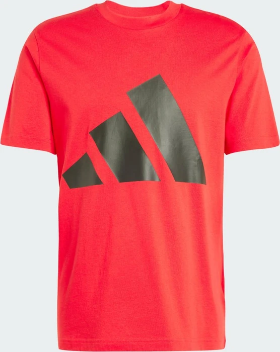 adidas Essentials Big Logo T-Shirt kurzarm pure ruby/black (Herren)