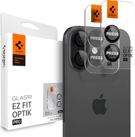 Spigen GLAS.tR EZ Fit Optik Pro Lens Protector für Apple iPhone 17/16/16 Plus schwarz