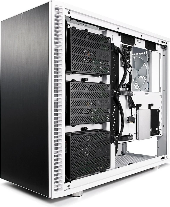 Fractal Design Define S2 White, Glasfenster, schallgedämmt