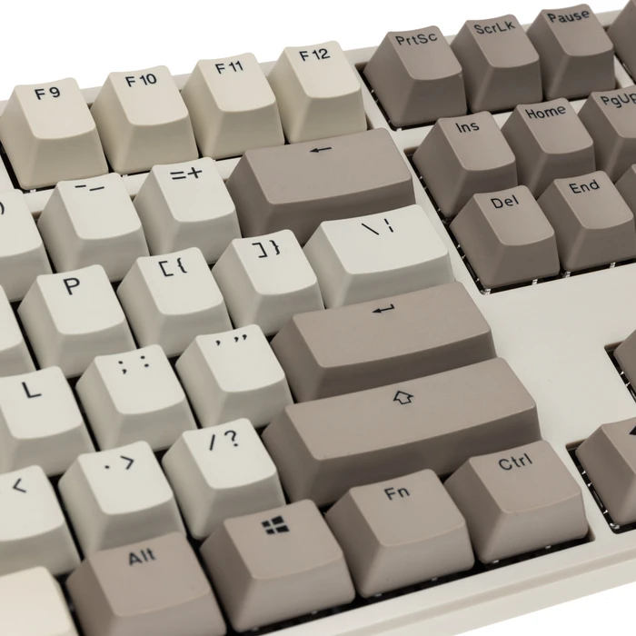 Ducky Origin Vintage, Retro grau, MX RED, USB, US