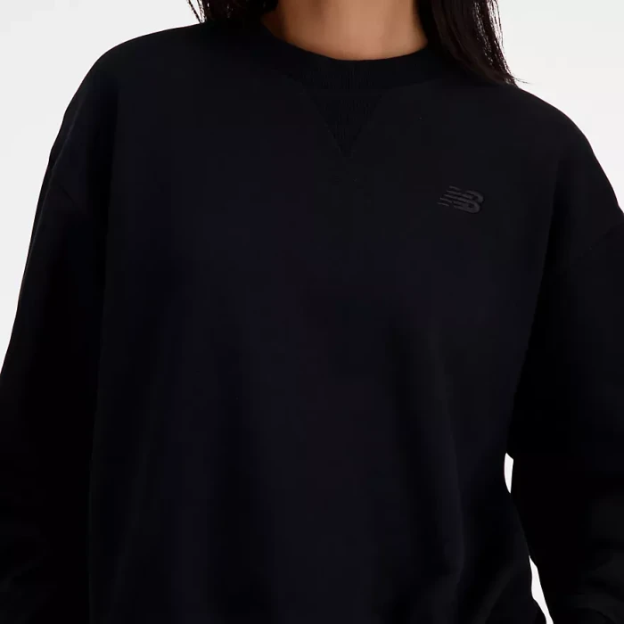 New Balance French Terry Crew Sweatshirt schwarz (Damen)