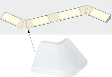 Paulmann Delta Profil-Eckverbinder weiß