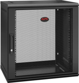 APC NetShelter WX 19" Wandgehäuse 12HE, Gitternetztür, schwarz, 400mm tief