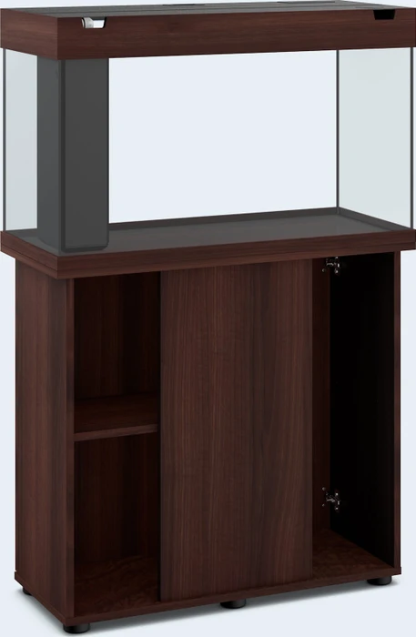 Juwel Rio 125 LED Aquarium-Set mit Unterschrank, dunkles Holz/dunkles Holz, 125l