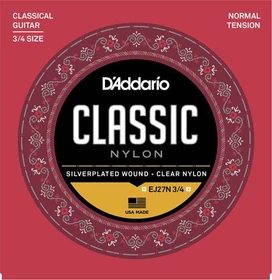 D'Addario Student Nylon Fractional, Normal Tension