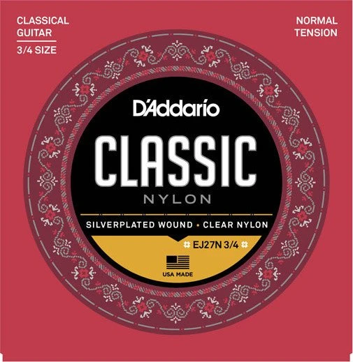 D'Addario Student Nylon Fractional, Normal Tension