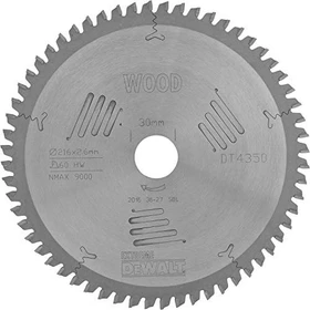 DeWalt DT4350 Extreme Kreissägeblatt 60Z, 216x1.8x30mm, 1 Stück