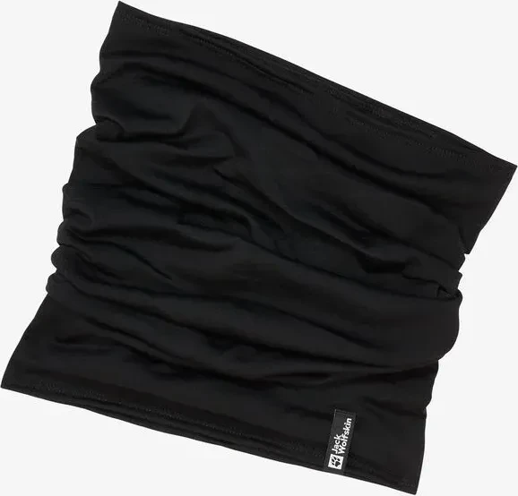 Jack Wolfskin Merino Schlauchtuch schwarz