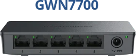 Grandstream GWN7700 Series Desktop Gigabit Switch, 5x RJ-45 (GWN7700)
