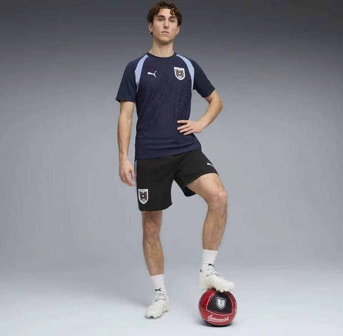 Puma Österreich Trainingstrikot kurzarm puma navy/filtered ash (Herren)