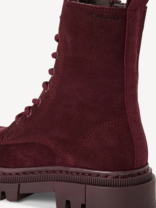 Tamaris Lederstiefelette rot (Damen)