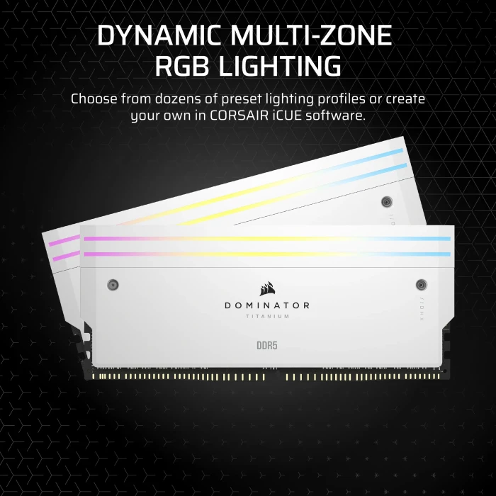 Corsair Dominator Titanium DDR5 Light Enhancement Kit, weiß