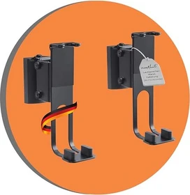 PureMounts Lautsprecher-Wandhalterung für Sonos schwarz