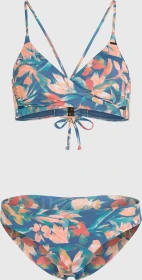 O'Neill Essentials Baay Maoi Bikini-Set blue painted tropics (Damen)