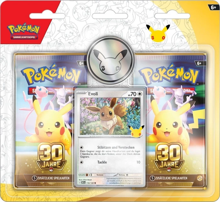 Pokémon - 30 Jahre 2er-Pack-Blister