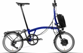 Brompton Electric P-Line Explore bolt blue lacquer