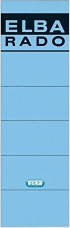 Elba Rado Ordnerrücken-Etiketten selbstklebend, 19x5.9cm, hellblau, 10 Stück