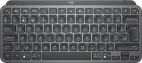 Logitech MX Keys Mini, LEDs weiß, Logi Bolt, Graphite, schwarz, USB/Bluetooth, UK