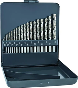 Alpen Sprint Master KM 19 HSS DIN338 Metallbohrer-Sortiment inkl. Werkzeugbox, 19-tlg.