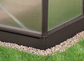 Vitavia Stahlfundament 12.5cm für Gewächshaus 3000 anthrazit