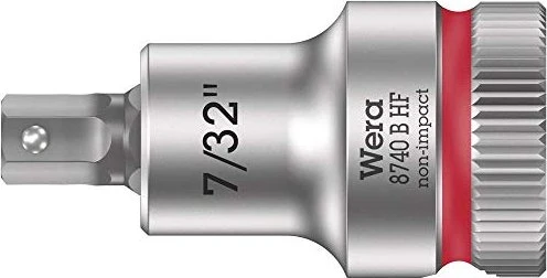 Wera 8740 B HF Zyklop Innensechskant Steckschlüssel 3/8" zöllig, 7/32"x35mm