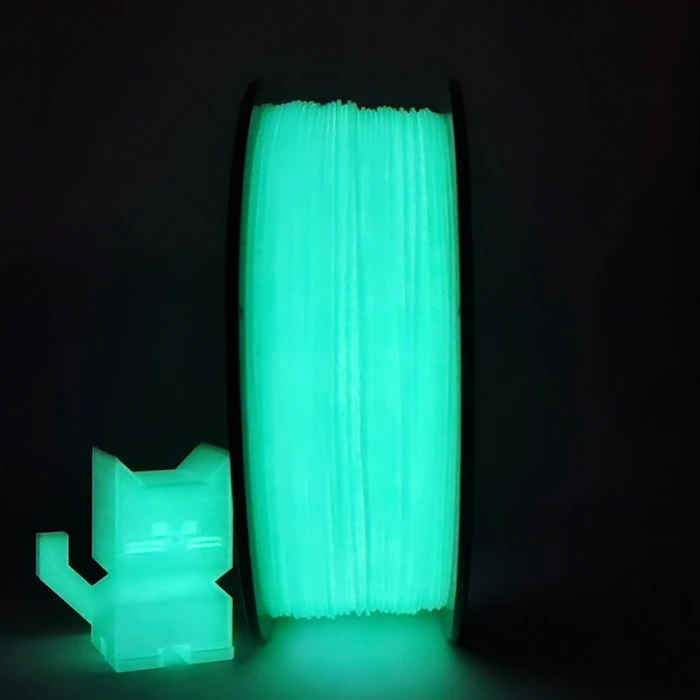 Nobufil PETG, glow in the dark green, Spule, 1.75mm, 1.00kg