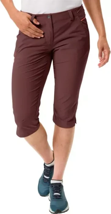 Vaude Skomer Capri Hose 3/4 dark cherry (Damen)