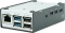 KKSB Gehäuse für Raspberry Pi 4, silber/schwarz Vorschaubild