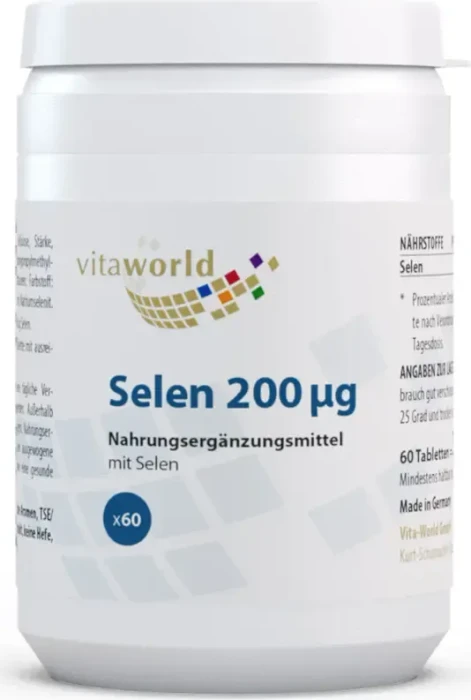vitaworld Selen 200µg Tabletten, 60 Stück