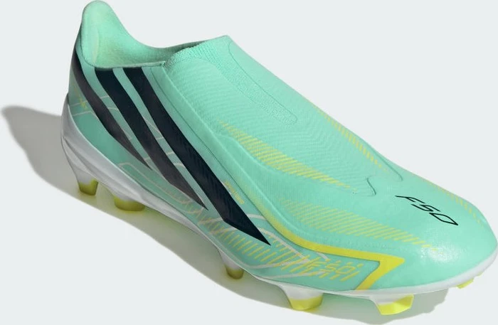 adidas F50 Hyperfast League Laceless FG pulse mint/night navy/solar lemon