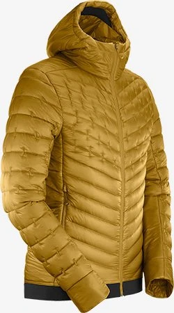 Salomon Outline Down Hoodie Jacke cumin (Herren)