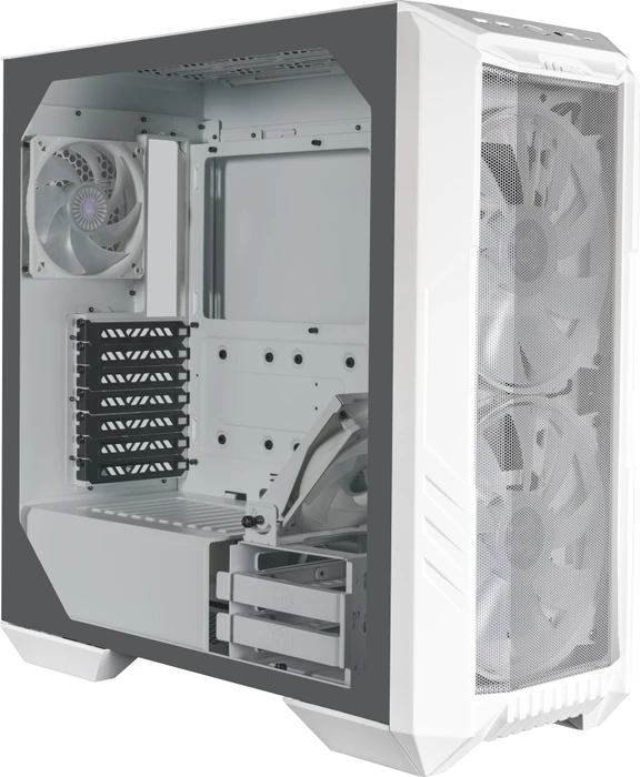 Cooler Master HAF 500, weiß, Glasfenster