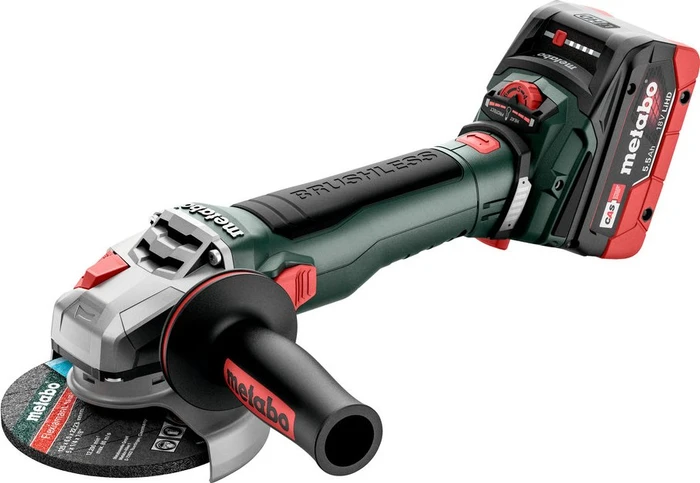 Metabo WVB 18 LT BL 11-125 Quick Akku-Winkelschleifer inkl. Koffer + 2 Akkus 5.5Ah