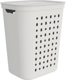 Rotho Jona 55l Wäschekorb mistelweiß