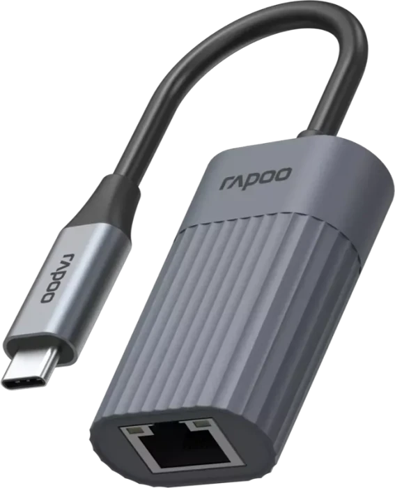 Rapoo UCA-1016 Gigabit LAN-Adapter, 1x USB-C 3.0 [Stecker]