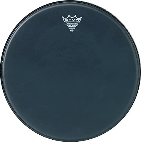 Remo Emperor Black Suede 8"