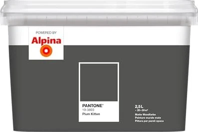 Alpina Farben Pantone Innenfarbe 19-3803 plum kitten, 2.5l