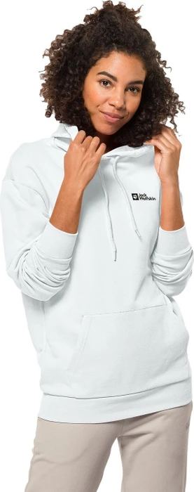 Jack Wolfskin Essential Hoodie white rush (Damen)