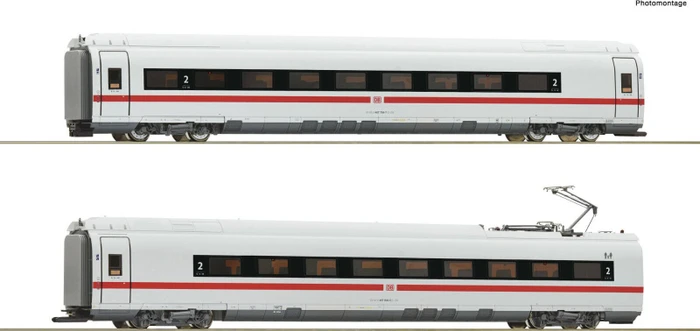 Roco - Spur H0 - Set 2: Zwischenwagen ICE 3 (BR 407) DB AG, 2-tlg.