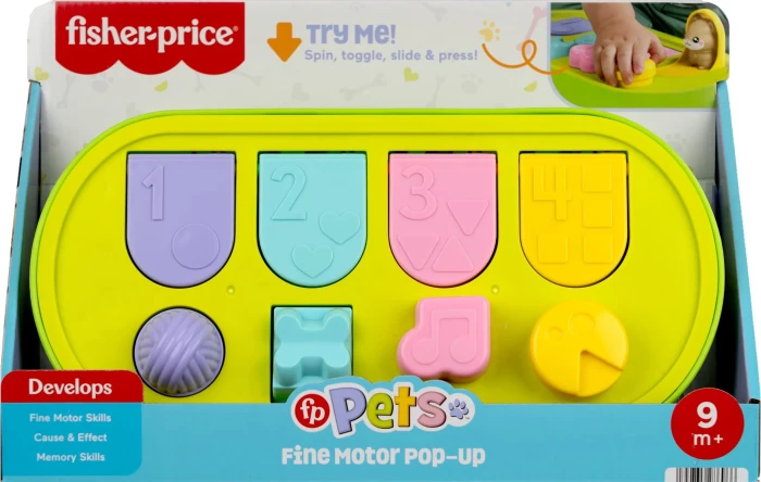 Mattel Fisher-Price Pets Pop-Up-Aktivitätsspielzeug