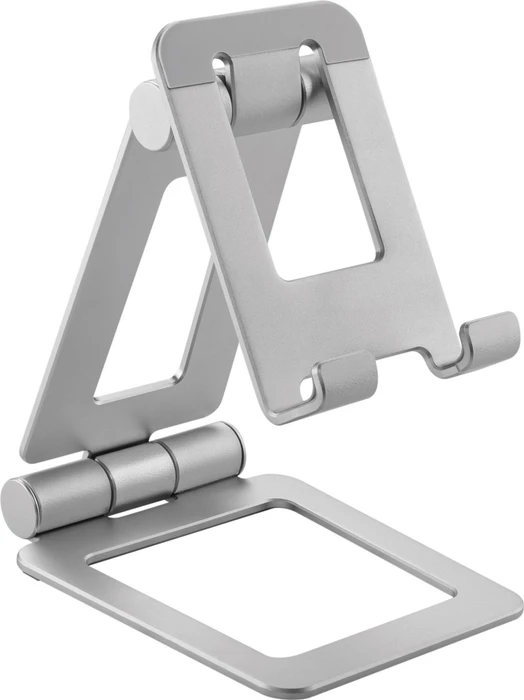 InLine Smartphone & Tablet Halter Aluminium, Tablet-Stand bis 10", faltbar
