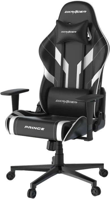 DXRacer Prince Series PM88 Gamingstuhl, schwarz/weiß
