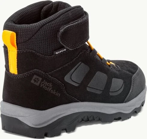 Jack Wolfskin Vojo LT Texapore Mid black/burly yellow XT (Junior)