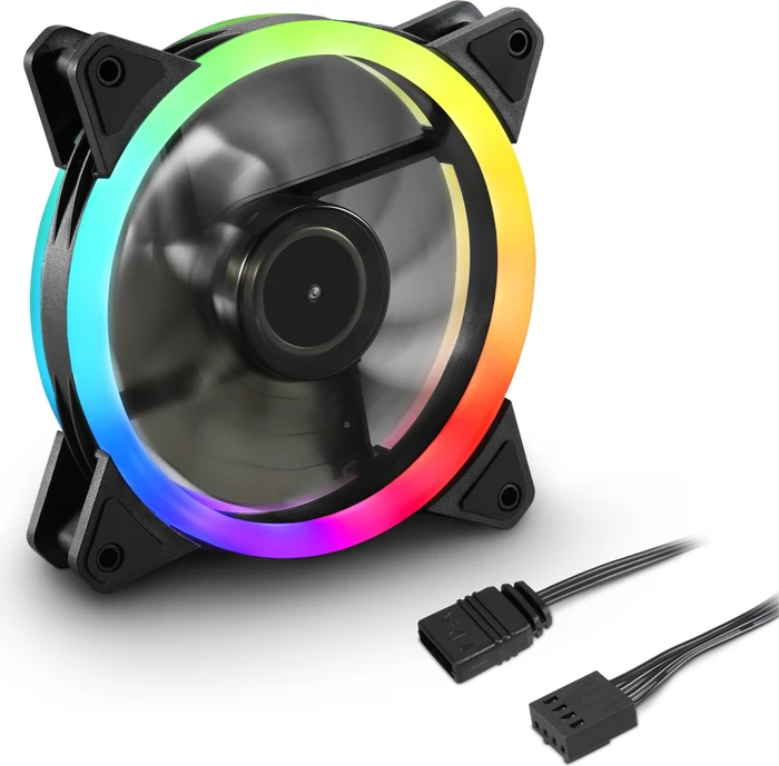 Sharkoon Shark Blades RGB PWM schwarz, 120mm