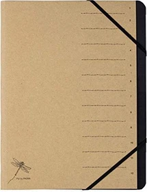 Pagna Pur Ordnungsmappe, 12 Fächer, A4, natur