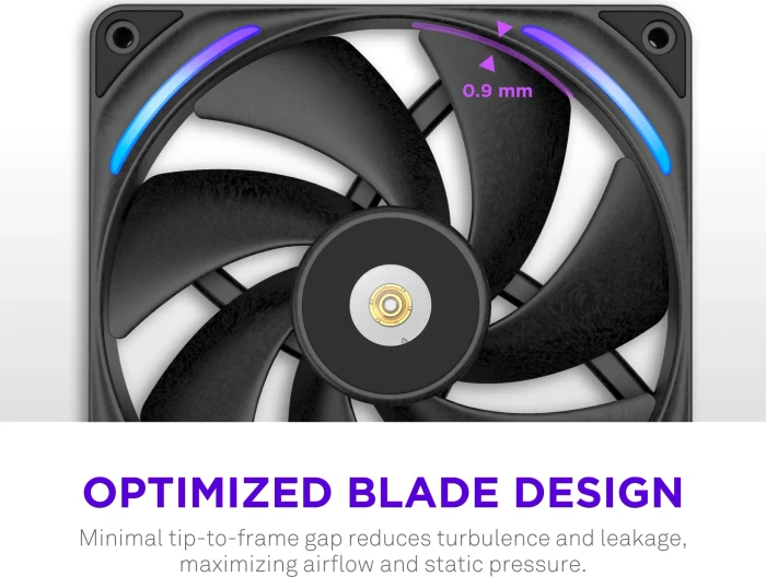NZXT F Series F120X, schwarz, 120mm