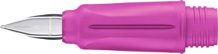 STABILO EASYbuddy Griffstück mit Ersatzfeder Anfänger RH, Ersatzfeder, FRESH Edition pink