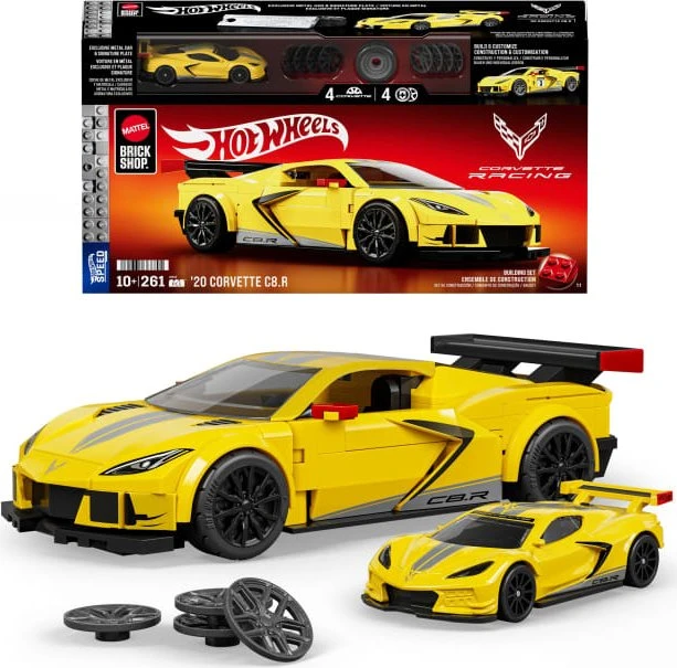 Mattel Brick Shop Hot Wheels '20 Corvette C8.R