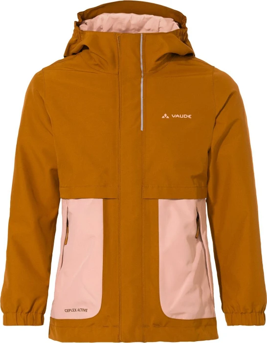 Vaude Campfire 3in1 Girls Funktionsjacke silt brown/rose (Junior)