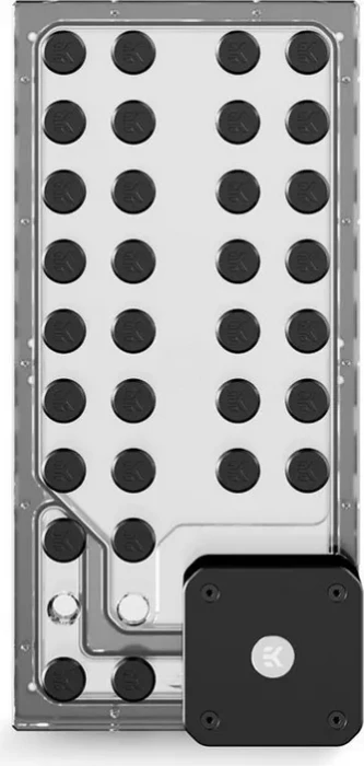 EK Water Blocks Quantum Line EK-QuantumX Loophole Distro Plate 280 D5 PWM, Acryl, schwarz, mit Pumpe